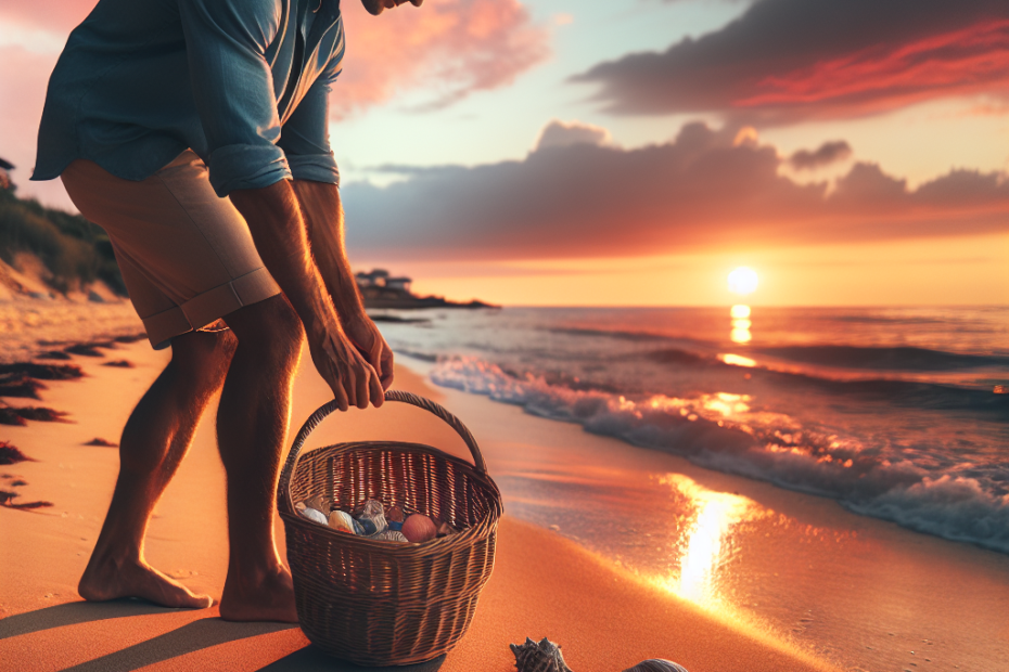 and he continued to collect seashells