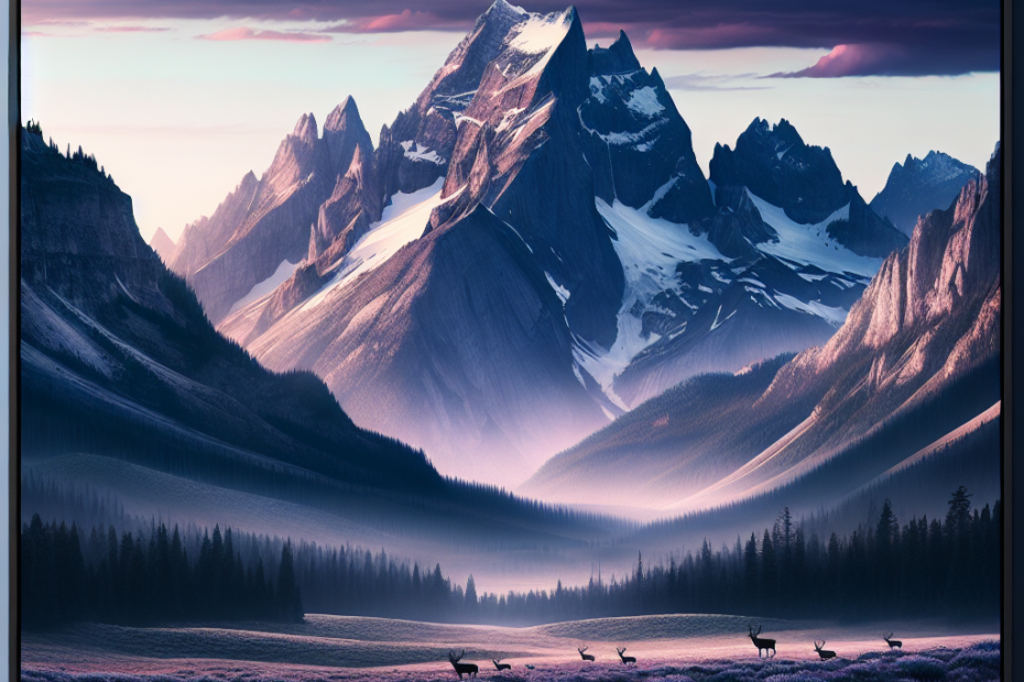 towering mountain
